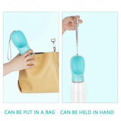 Dog Water Bottle, Leak Proof Portable Puppy Water Dispenser, 550ml Antibacterial Water Feeder For Pets