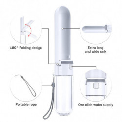 Dog Water Bottle 420ml/14oz, Dog Water Bottle Travel, Dogs Water Bottle For Walks Outdoor Antibacterial Dog Water Bottle 420ml/14oz, Dog Water Bottle Travel, Dogs Water Bottle For Walks Outdoor Antibacterial