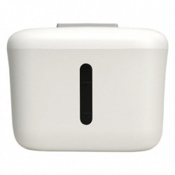 Pp Rice Storage Bucket Food Grain Seal Sliding Lid Organizer Utensils White