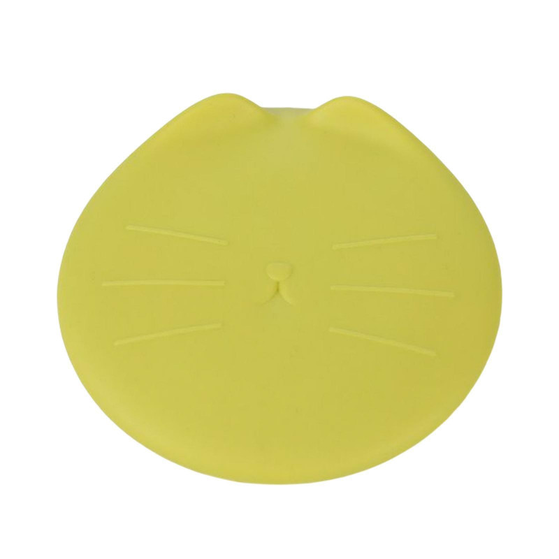 Universal Cat Canned Lid Storage Fresh Keeping Pet Food Can Covers Green