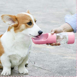Bouteille d’eau pour chien, distributeur d’eau pour chien multifonctionnel et portable