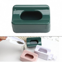Trempette Poudre Recyclage Plateau Système Case Conteneur Pot Box Vert