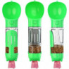 300ml Portable Dog Water Bottle,4 In 1 Travel Water Bottle,waste Shovel,food Container,trash Bag,green