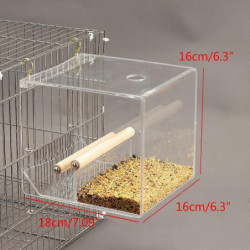 Parrots Feeder Anti-spill Food Container Conures Feeding House Food Dispenser Parrots Feeder Anti-spill Food Container Conures Feeding House Food Dispenser