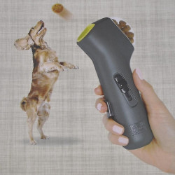 Dog Food Catapult Auto Pets Food Thrower1pc-grey