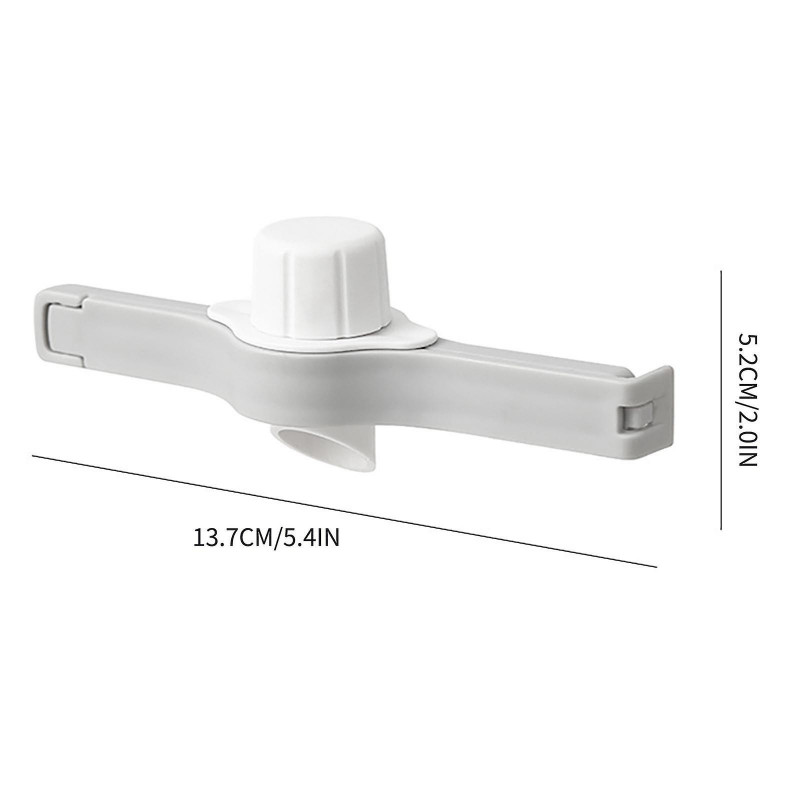 Sealing Clip Seal With Discharge Nozzle Food Snacks Proof Fresh-keeping Household Milk Powder Discharge Artifact