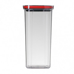 Miscellaneous Grains Barley Noodle Storage Jar Nut Candy Dry Storage Jar Square Transparent Buckle Dry Storage Jar