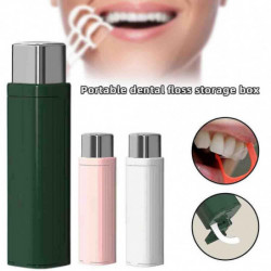Portable Floss Dispenser Boîte de stockage automatique Floss Grande capacité Floss Conteneur Portable Floss Dispenser Boîte de stockage automatique Floss Grande capacité Floss Conteneur