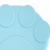 Pet Food Can Lid with Spoon Silicone Cover for Universal Sealing of Cat and Dog Food Blue