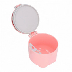 Large Baby Food Containers Compact Portable Powder Dispenser Safe PP Material Cute Pink Design Large Baby Food Containers Compact Portable Powder Dispenser Safe PP Material Cute Pink Design