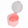 Large Baby Food Containers Compact Portable Powder Dispenser Safe PP Material Cute Pink Design