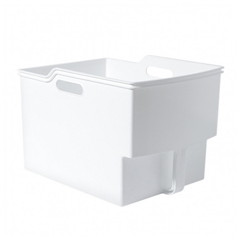 Storage Box Large Capacity Double Handle Cabinet Shelf Miscellaneous Grain Container Organizer Daily Use Qinghai