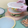 Couvercle en silicone de qualité alimentaire étanche à l’air Léger Rond Multifonctionnel Couvercle de maintien de [...]