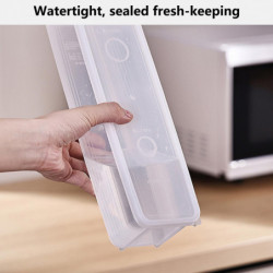 Noodle Container Transparent Stackable Sealed Moisture-proof With Cover Fresh-keeping Rectangle Spaghetti Box [...]