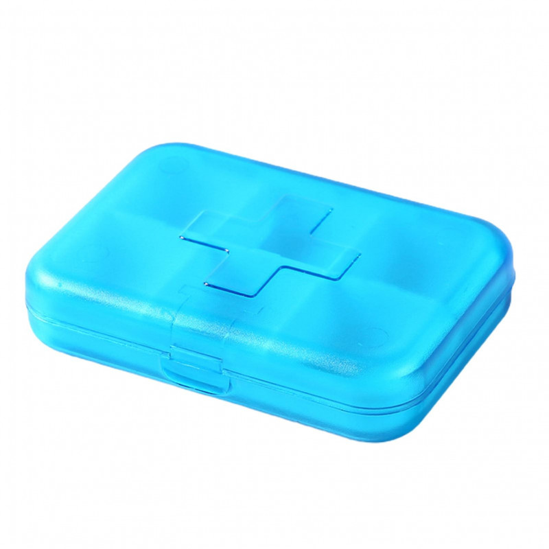 Pill Box With Lid 6 Grids Good Sealing Waterproof Dust Proof Large Capacity Transparent Visible Tablet Box Home [...]