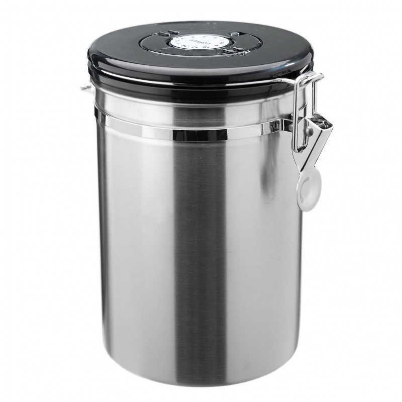 1200ml/1500ml/1800ml Storage Canister Well Sealed Convenient Fresh-keeping Stainless Steel Airtight Coffee [...]