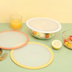 Silicone Cover Food Grade Airtight Lightweight Round Multifunctional Fresh-keeping Lid For Kitchen