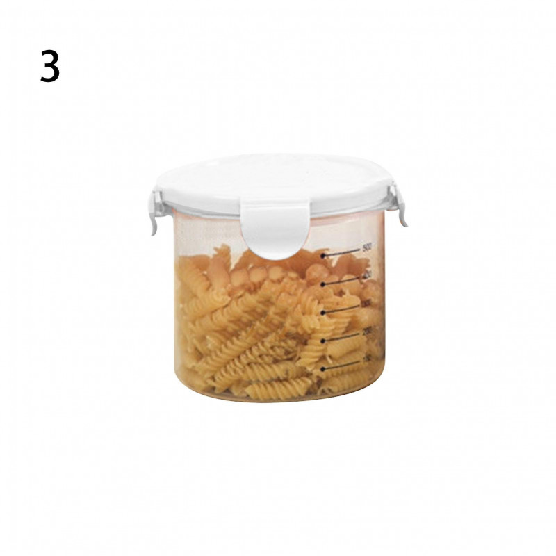 Sealed Transparent Kitchen Keep Fresh Food Can Grain Storage Tank With Scale Sealed Transparent Kitchen Keep Fresh Food Can Grain Storage Tank With Scale