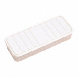 Dumpling Storage Box Large Capacity Refrigerator Organizer Transparent Food Storage Box for Home Kitchen Jikaixiang
