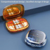 Mini Pill Box Transparent Lid 4/6 Compartments Large Capacity Multifunctional Portable Plastic Sealed Box Jewelry [...]