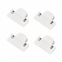 JiKaiX 4Pcs Sealing Clip Leak-proof Kitchen Snack Sealing Clamp Moisture-Proof Food Bag Sealers for Home Kitchen JiKaiX 4Pcs Sealing Clip Leak-proof Kitchen Snack Sealing Clamp Moisture-Proof Food Bag Sealers for Home Kitchen