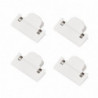 JiKaiX 4Pcs Sealing Clip Leak-proof Kitchen Snack Sealing Clamp Moisture-Proof Food Bag Sealers for Home Kitchen JiKaiX 4Pcs Sealing Clip Leak-proof Kitchen Snack Sealing Clamp Moisture-Proof Food Bag Sealers for Home Kitchen