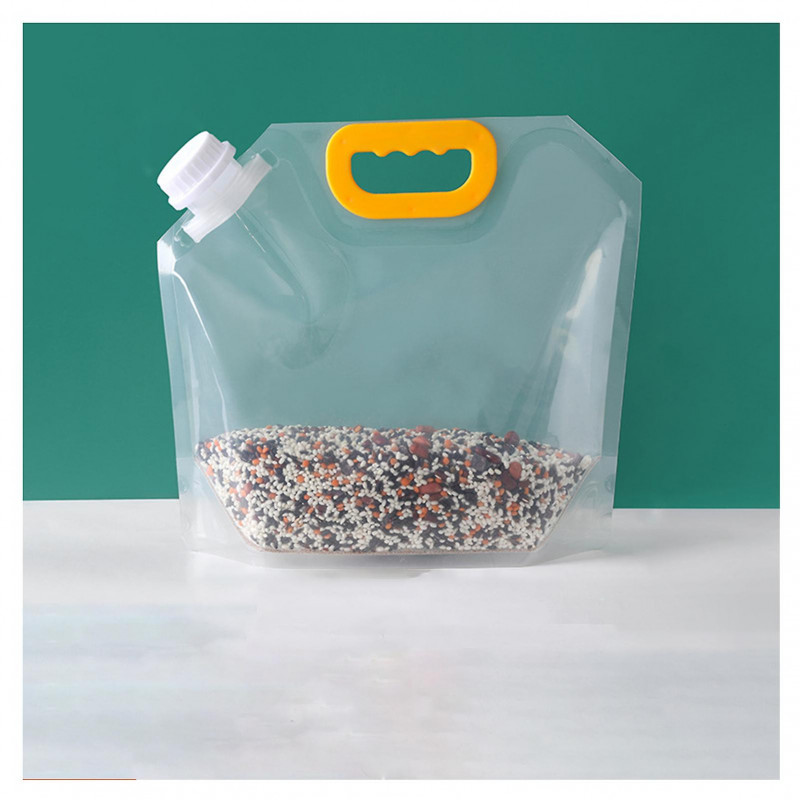 Sac de rangement avec bec verseur Sceau Sac alimentaire polyvalent pour céréales Cors Grains Haricots Sac de rangement avec bec verseur Sceau Sac alimentaire polyvalent pour céréales Cors Grains Haricots
