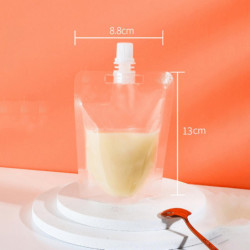 Sac de rangement avec bec verseur Sceau Sac alimentaire polyvalent pour céréales Cors Grains Haricots Sac de rangement avec bec verseur Sceau Sac alimentaire polyvalent pour céréales Cors Grains Haricots