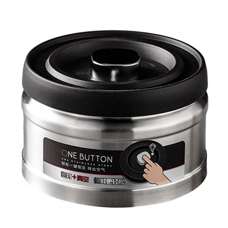 Stainless Steel Vacuum Storage Tank for Tea Leaves Moisture Proof & Dust-Proof Coffee Bean Container 750/1100ml [...]
