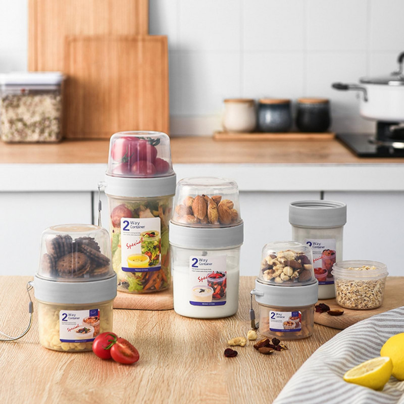 Storage Jar Airtight Dual Layer Pp Refrigerator Storage Keeping Fresh Food Container For Home Storage Jar Airtight Dual Layer Pp Refrigerator Storage Keeping Fresh Food Container For Home