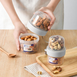 Storage Jar Airtight Dual Layer Pp Refrigerator Storage Keeping Fresh Food Container For Home Storage Jar Airtight Dual Layer Pp Refrigerator Storage Keeping Fresh Food Container For Home