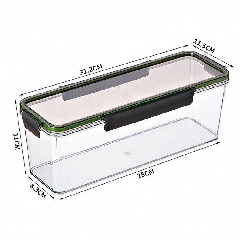 Rectangular Pasta Storage Box Large Capacity with Silicone Seal Moisture-Proof Visible Design Sealed Food [...]