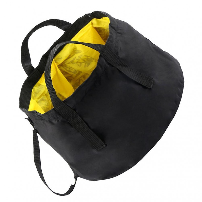 Collapsible Foot Basin 1Pc Collapsible Travel Basin Multi-functional Foldable Water Basin (Yellow)