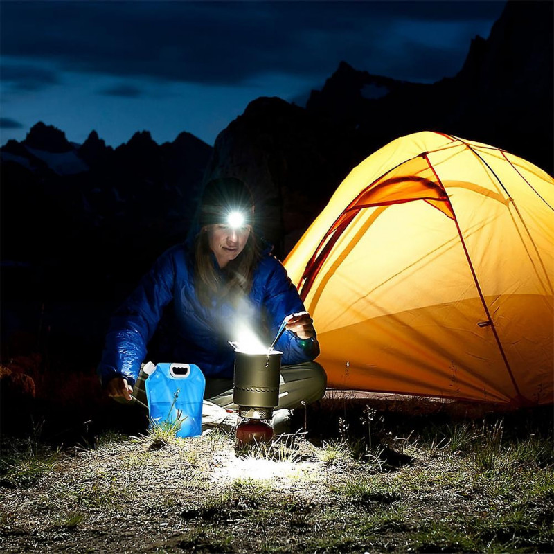 Bucket Canister Water Storage Bag Portable Kettle Bottle for Bike Foldable Container 2 Pcs