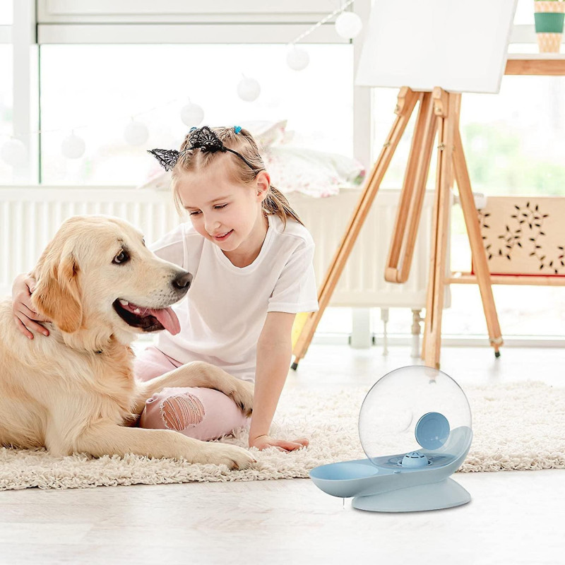 Pet Water Dispenser, Automatic Feeders Gravity Water Dispenser For Dogs, 2.8l Drinking Bottles Bowls For Pet