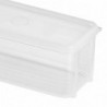 Spaghetti Container Pasta Noodle Organizer Box PP Clear Rectangle Leakage Proof Food Container for Fridge Kitchen