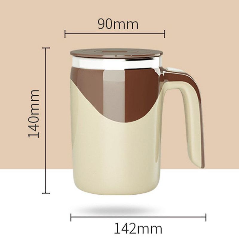 Chargable Powder Mixing Cup Large Capacity Milkshakes Blending Cup for Outdoor Travel