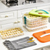 Dumpling Storage Box with Sturdy Handle Single/Dual/Triple/Four Layer Food Container for Home Picnics Parties