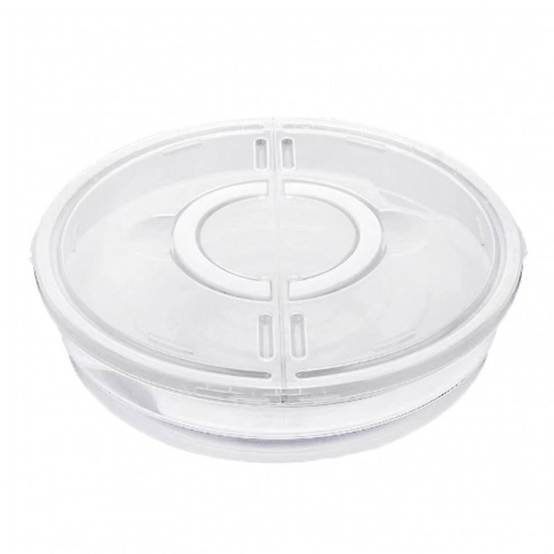 Food Storage Box Versatile Transparent Food Container with Lid And Handle for Pizza Dumplings Cakes Pastry