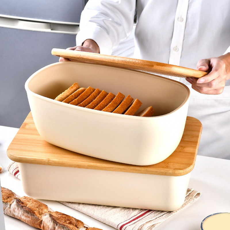 Bread Storage Box Durable Sealing And Stylish Fruit Holder Sturdy Anti-deform Long Lifespan Storage Box