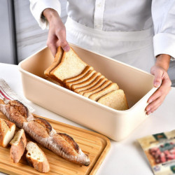 Bread Storage Box Durable Sealing And Stylish Fruit Holder Sturdy Anti-deform Long Lifespan Storage Box Bread Storage Box Durable Sealing And Stylish Fruit Holder Sturdy Anti-deform Long Lifespan Storage Box