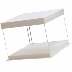 1Pc 10inch Transparent Birthday Cake Box Plastic Cake Container Box Dessert Storage Box (Transparent) 1Pc 10inch Transparent Birthday Cake Box Plastic Cake Container Box Dessert Storage Box (Transparent)