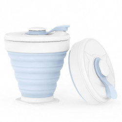 350ml Folding Silicone Cup Food Grade Bpa Free Portable Coffee Mug Outdoors Travel 350ml Folding Silicone Cup Food Grade Bpa Free Portable Coffee Mug Outdoors Travel
