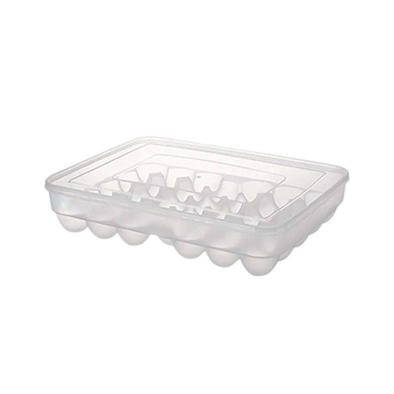 fornnerg Storage Box Large Capacity Fresh-keeping PP Fridge Egg Container for Kitchen