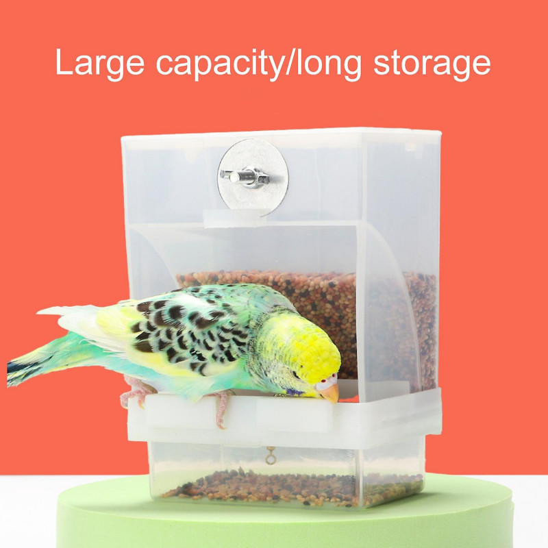 Automatic Bird Feeder with Large Capacity No Mess Anti-Splash And Easy to Use Feeder for Small Birds