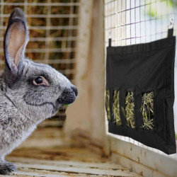Poche suspendue Feeder Holder Pet Supplies Distributeur d’alimentation Conteneur Hay Bag pour lapin Cochon d’Inde [...]