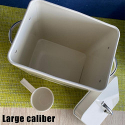 Boîte de stockage de détergent à lessive 3kg Cas de stockage de grain domestique Baril de poudre à laver avec [...]