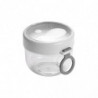 20oz Overnight Oat Containers With Lids And Spoons 2pcs, Portable Plastic Yogurt Jars, Leak-proof Large Capacity
