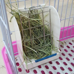 Rabbit Hay Feeder Hutch Accessorywhite-1pcs Rabbit Hay Feeder Hutch Accessorywhite-1pcs