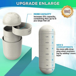 Portable 7 Dapill Box, Large Capacity Jewelry Pill Storage Box Waterproof And Moistureproof, Environmentally [...]